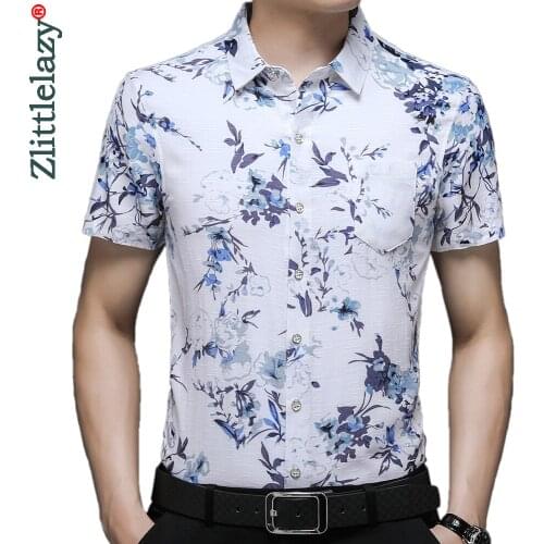 2021 hawaiian mens shirts for men clothing floral fashion pocket summer short sleeve shirt luxury dress casual clothes jersey 01