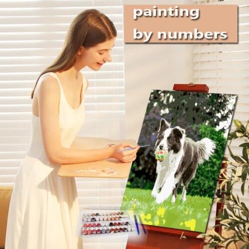 24/36 Color Personalised Paint By Numbers Photo Custom DIY Oil Painting By Number Picture Canvas Portrait Family Children Photo