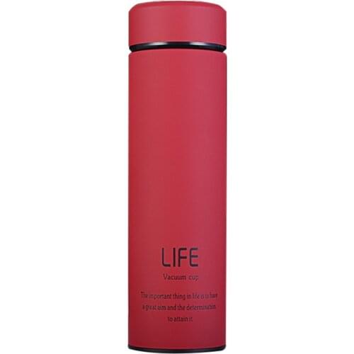 500ML Hot Water Thermos Tea Vacuum Flask With Filter Stainless Steel 304 Sport Thermal Cup Coffee Mug Tea Bottle Office Business
