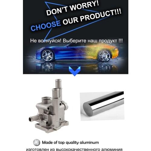 Aluminum Thermostat Housing Cover for Chevy Cruze Aveo Orlando for Opel Astra Zafira Signum Moka 96984103 96817255