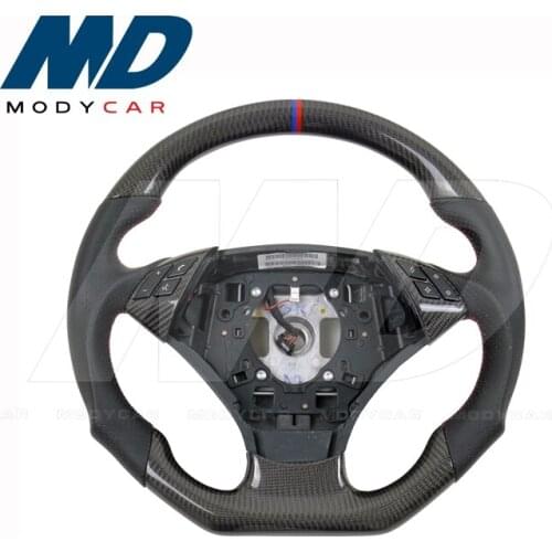 Carbon Fiber Car Steering Wheel For 2004-2009 BMW 5 Series E60