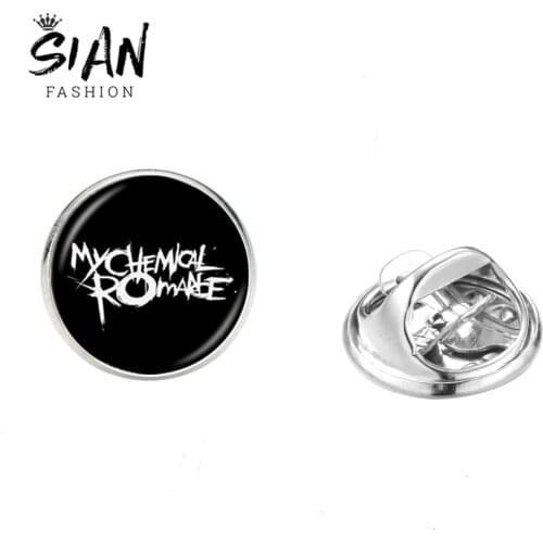 SIAN Popular Band Slipknot Badge Brooch High Quality Stainless Steel Men Women Backpack Collar Pin Rock Music SLIPKNOT Brooches