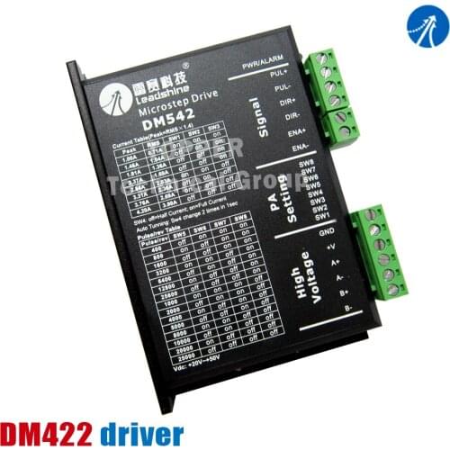 Free shipping, brand new Leadshine 2-phase DM422 Digital Stepper Motor Drives work 24-40VDC/out 2.2A Fit for Stepper motor