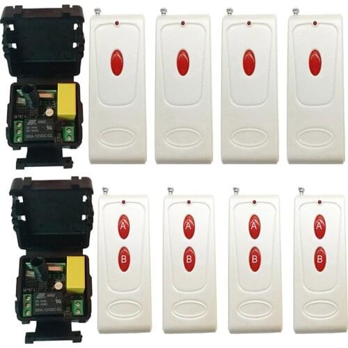 500M Long Range AC 220V 1 CH 1CH RF Wireless Remote Control Switch System,315/433 MHz,Transmitter + Receiver shutters/lamp