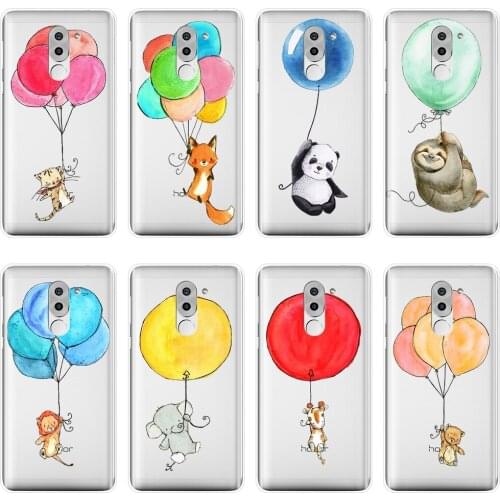 Phone Case Silicone For Huawei Honor 6A 4C 5C 6C Pro Cat Bear Fox Panda Lion Cow Soft Back Cover For Huawei Honor 4X 5A 5X 6 6X