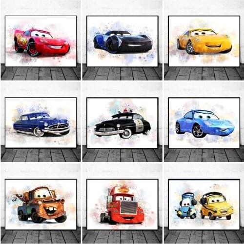 Disney Toy Story Cartoon Pixar Cars Canvas Painting Posters and Prints Wall Pictures for Kids Room Wall Art Decoration Cuadros