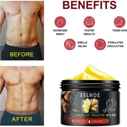 Ginger Fat Burning Cream Anti-Cellulite Shaping Gel Moisturizing Firming Full Body Leg Waist Slimming Weight Loss Massaging