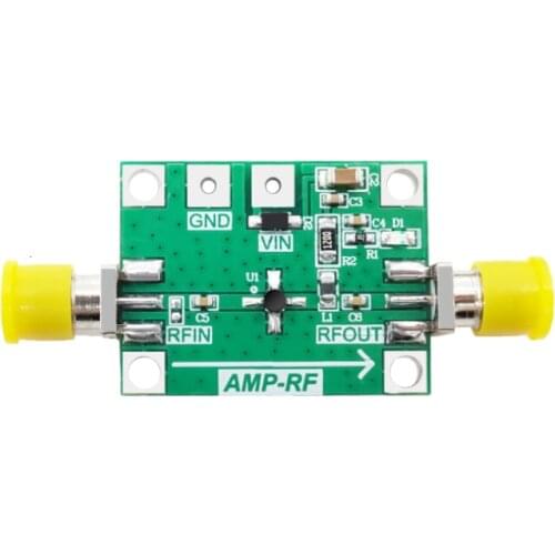 LNA Low Noise 1K-2GHz RF Amplifier 32dB Small Signal Amplification High Gain Broadband V2.0 Version