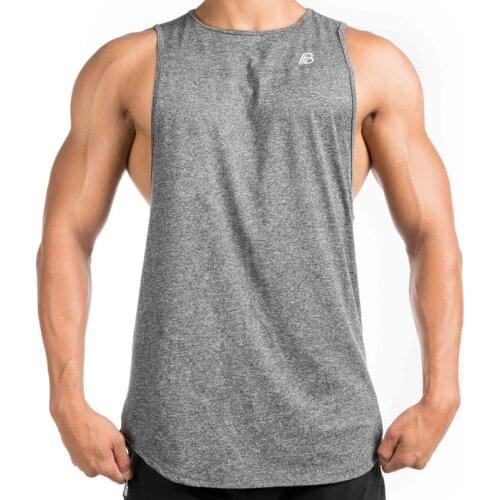 Men Bodybuilding Tank Top Gyms Fitness Workout Cotton Sleeveless Shirt Crossfit Brand Clothing Stringer Singlet Male Casual Vest