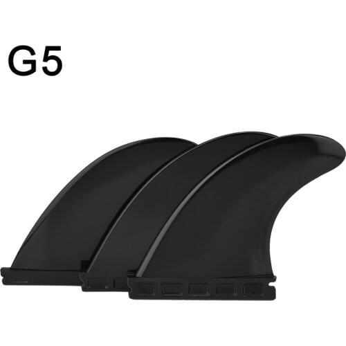3pcs Surfboard Fins Thruster Set Nylon Plastic Surfboard Fins FCS or Future Fins Surfboard G5