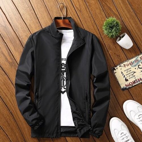 Oversized Clothing 2021 Spring New Men Solid Jacket Sportswear Young Men Fashion Business Casual Loose Bomber Jacket Coat