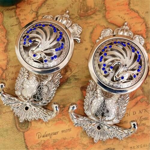 2017 NEW Phoenix Curtain Tie Back Wall Hooks Alloy Tieback Holders Hat Coat Robe Hanger Accessories Home Decor