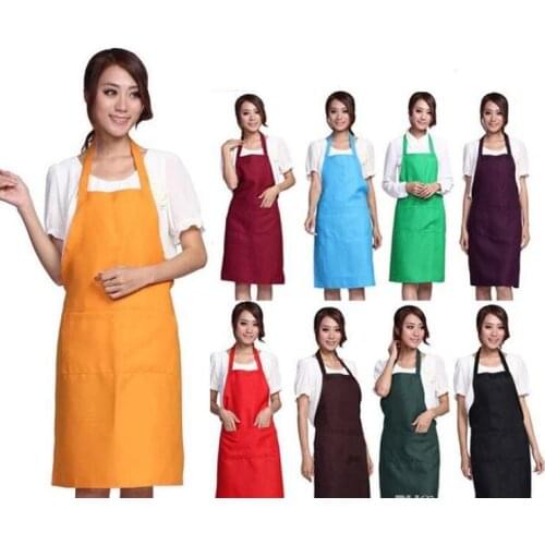 New New Black Cooking Baking Aprons Kitchen Apron Restaurant Aprons For Women Home Sleeveless Apron