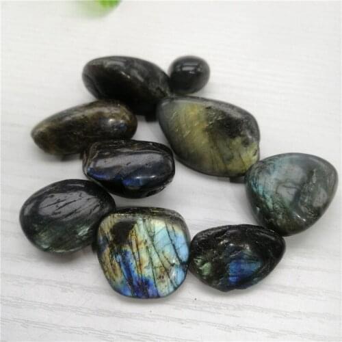 100g Natural Labradorite Stone Moonstone Feldspar Gravel Rock Crystal Quartz Raw Gemstone Mineral Specimen Fish Tank Decoration