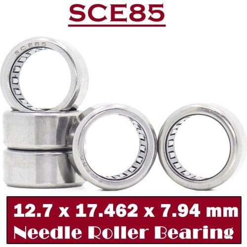 SCE85 Bearing 12.7*17.462*7.94 mm ( 5 PCS ) Drawn Cup needle Roller Bearings B85 BA85Z SCE 85 Bearing