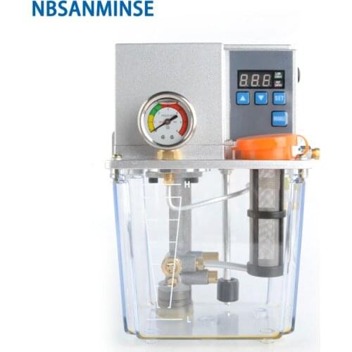 SDX2-22/23C Thin Oil Lubrication Pump Gear 2 liter 3 Liter 2 Mpa with single / Double digital display For CNC Machine NBSANMINSE