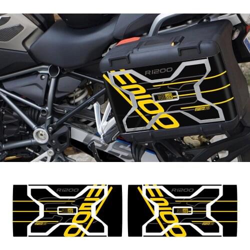 For BMW Vario Case 2013-2020 W/ R1250GS Triple Black Trunk Box Decals Motorcycle Sticker