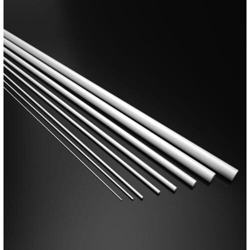 100PCS Round Stick Model Toy Diameter 0.5-10MM DIY Making Scenery Building Structure Train Sand Table Landscape ABS Diorama 50cm