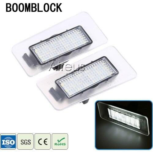 2pcs For Hyundai i30 CW Kombi Elantra Coupe Accessories Car LED License Plate Lights 12V SMD3528 LED Number Plate Lamp Bulb Kit