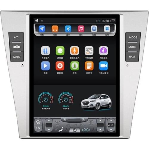 2009-2013 Camry Aurion Altis 10.4 inch Vertical touch Screen Android Car GPS Navigation Bluetooth Wifi