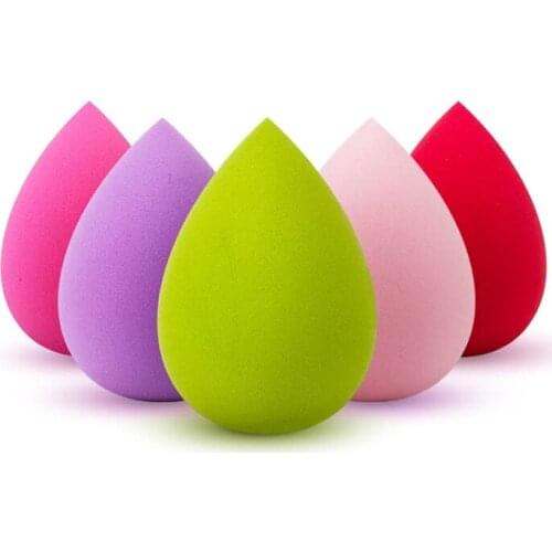 5pcs/set Water Droplet Shaped Makeup Sponge Foundation BBCream Make-up Sponge C1FF