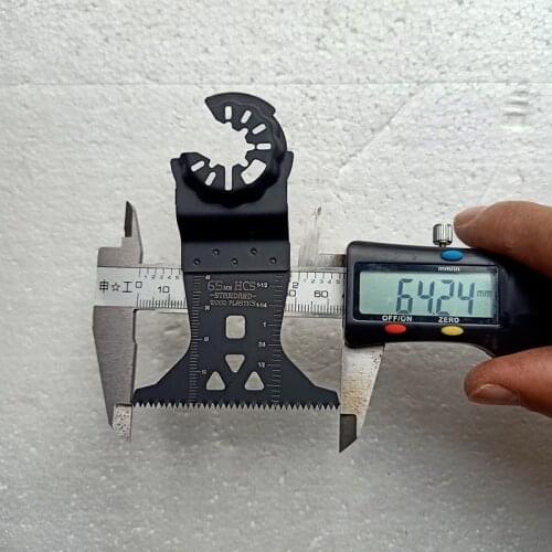 65mm Width STARLOCK Oscillating Saw HCS Blade For Wood Pvc Board Wood Sheet And Ppr Tube