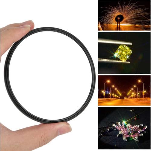 Camera Filter Accessories Colorful Glass Junestar Star Filter 95mm 4Line Starlight Night Photography Shooting for Nikon Lens