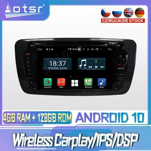 Android 10 PX6 128G For SEAT IBIZA 2010 2011 2013 DVD GPS Navigation Auto Radio Stereo Video Multimedia Player HeadUnit 2din