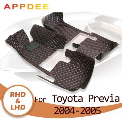 APPDEE Car floor mats for Toyota Previa 2004 2005 Custom auto foot Pads automobile carpet cover