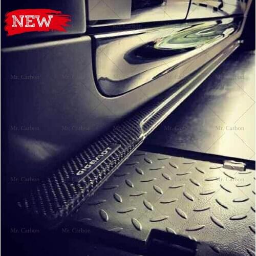 FOR COOPER MINI CABRIO F57 CONVERTIBLE DUELL-AG CARBON FIBER SIDE SKIRT TRIM BODY KIT TUNING PART F57 SIDE BOTTOM BOARD RACING