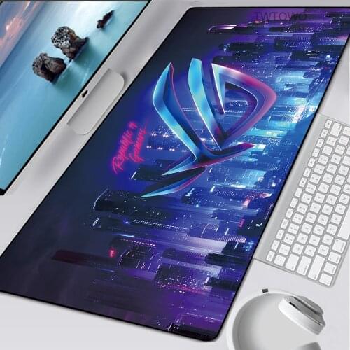 90x40cm Large Mat Republic Of Gamers Gaming Mousepad XXL Locking Edge Rubber Office Computer Keyboard Laptop Notebook Desk Mats