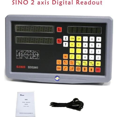 New panel SINO SDS2MS 2 axis digital readout Cheaper Sino DRO display