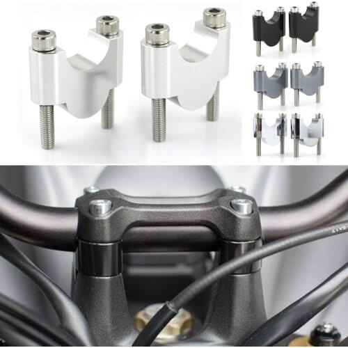 For MV AGUSTA Brutale 675 Brutale 800 Turismo Veloce 800 Handlebar Risers 1 1/8" 28mm Mounting Handelbar Riser CNC Billet