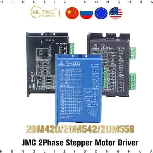 JMC 2DM420 2DM542 2DM556 NEMA 17 23 34 2 phase stepper motor driver replace TB6600 DM542 DM556 for cnc