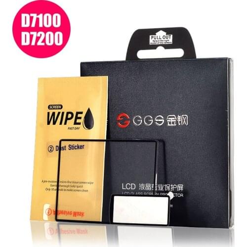 GGS IV For Nikon D7100 D7200 Scratch-resistant LCD Camera Screen Protector Japanese Optical Glass 90% Light Transmittance