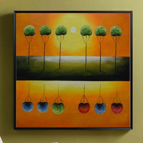 Oil painting canvas abstract Flower Hand painted Wall art Picture for living room Paintings Canvas Modern Home decor #950