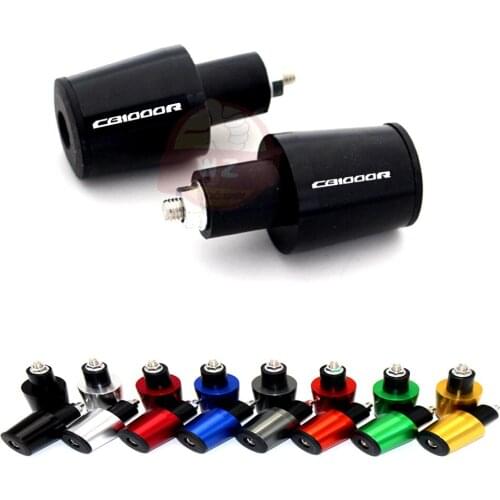 Motorcycle Accessories CNC 7/8'' 22MM Handlebar Grips Handle Bar Cap End Plugs For HONDA CB1000R CB 1000R 2008-2018