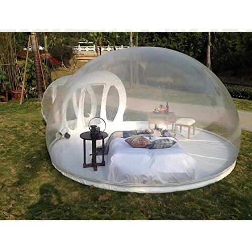Lowest price inflatable bubble tent with free CE/UL blower