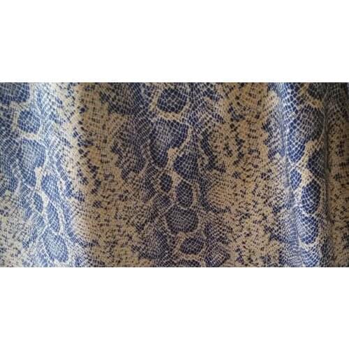 New big brand personalized snake stretch imitation Denim fabric wholesale clothing cotton fabric pants cloth fabric material