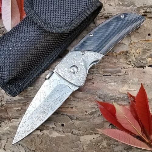 Outdoor Tactical Camping Hunting Survival Pocket Folding Knife Folding Blade Mini Portable Stainless Steel Knives Hand Tool