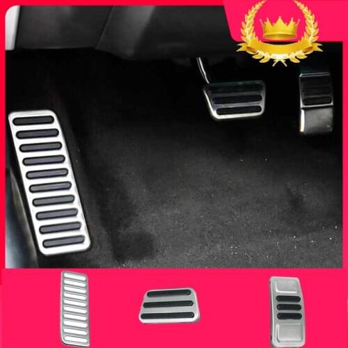 Car accelerator brake and rest pedals modification decoration Accessories anti-skid durable For 15-20 Ford Mustang Accessories