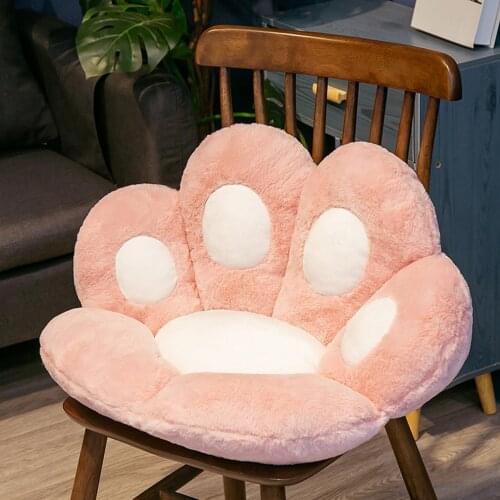 Cat Paw Cushion Seat Cushion Filled Hand Warmer Plush Sofa Indoor Floor Home Chair Decor Winter Gift