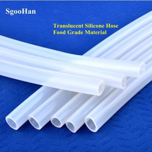1m ID 6 8 10MM Food Grade Clear Silicone Hose Transparent Rubber Tube Aquarium Tank Garden Irrigation Soft Flexible Tube Pipe