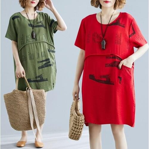 Ryseleco Summer Cotton Dresses