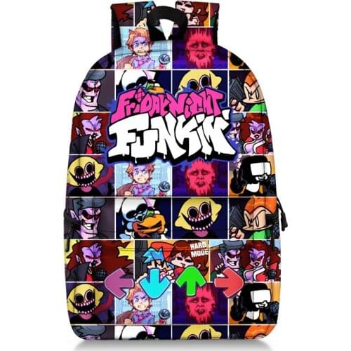 Hot Friday Night Funkin Backpack Teenagers School Bags Travel Daypacks Women Men Leisure Backpack Boys Girls Backpack