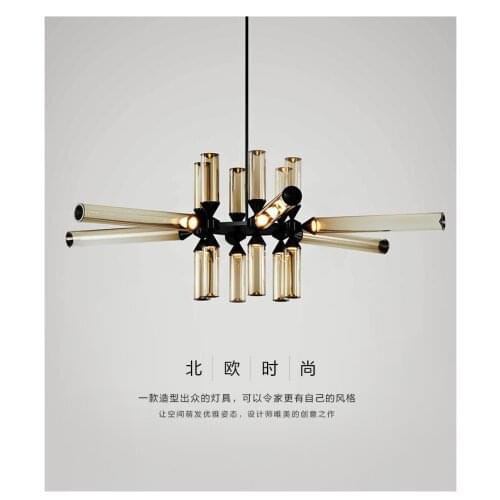 Modern iron color cord light industry brand crystal hanging lamp handmade wicker luzes de teto avizeler lamparas de techo