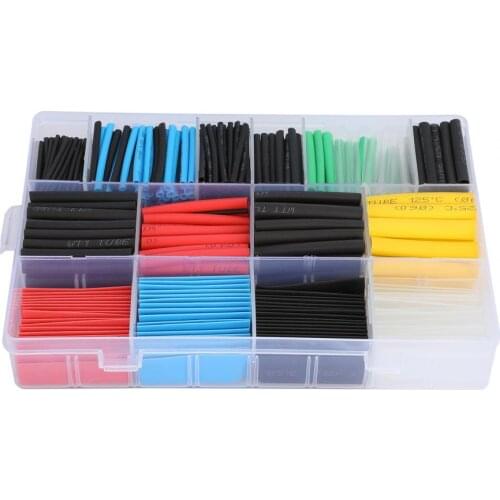 Heat Shrink tube krimpkous for Cable Insulation guaina termorestringente wrapping kit Sleeving Shrinking Tubing Assorted Wire