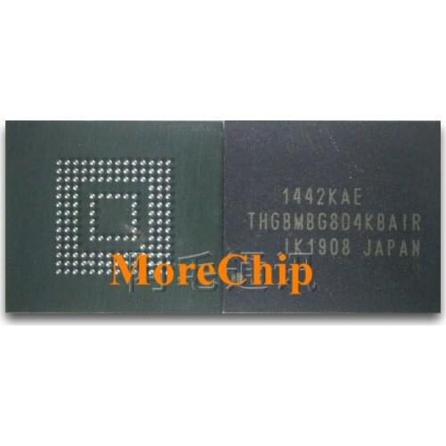 THGBMBG8D4KBAIR EMMC EMCP UFS 32GB eMMC BGA153 NAND Flash Memory IC Chip Soldered Ball 2pcs/lot