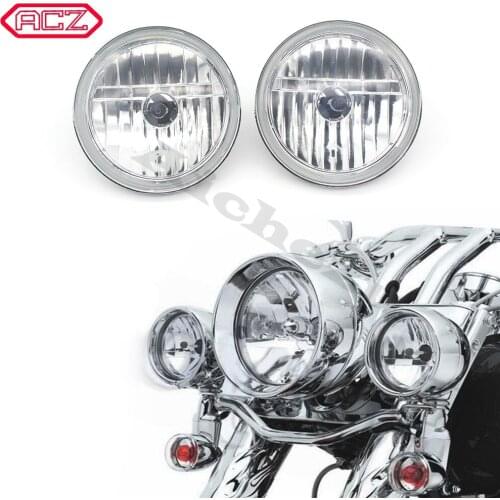 Motorcycle Accessories Street Bike Diamond Cut Ice Auxiliary Passing Lamp Driving Spot Fog Lights for Harley