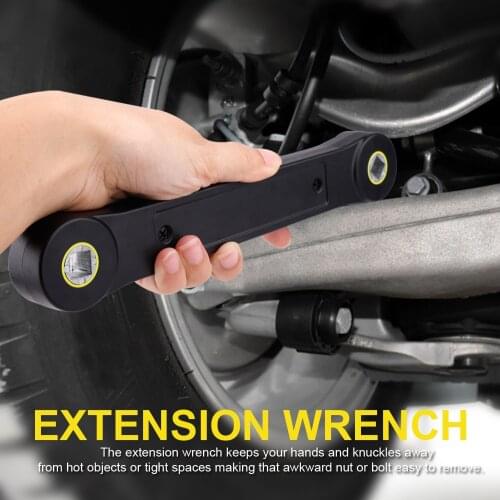 Universal Extension Wrench 1/4" Bit Adapter 3/8" Tite Reach Extension Wrenches Screwdriver Adapter Wrench Car Spanner Car Repair